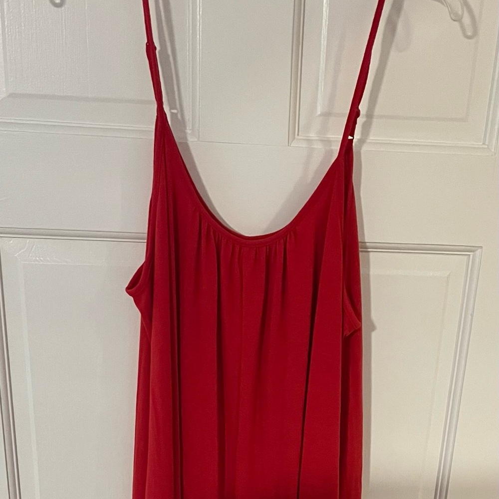 Red Romper/Coverup/Jumpsuit